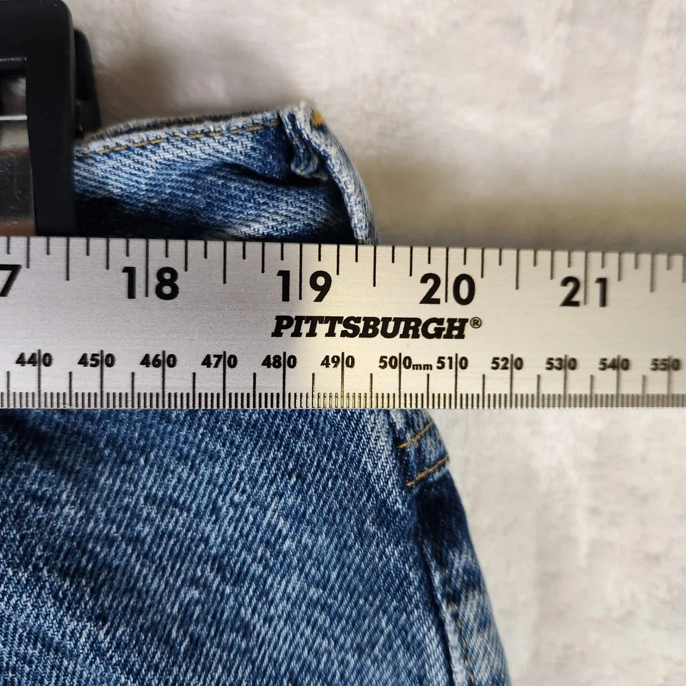 Lee Jeans Mens 42x34 Blue Denim Relaxed Fit‎ Classic Casual Pants